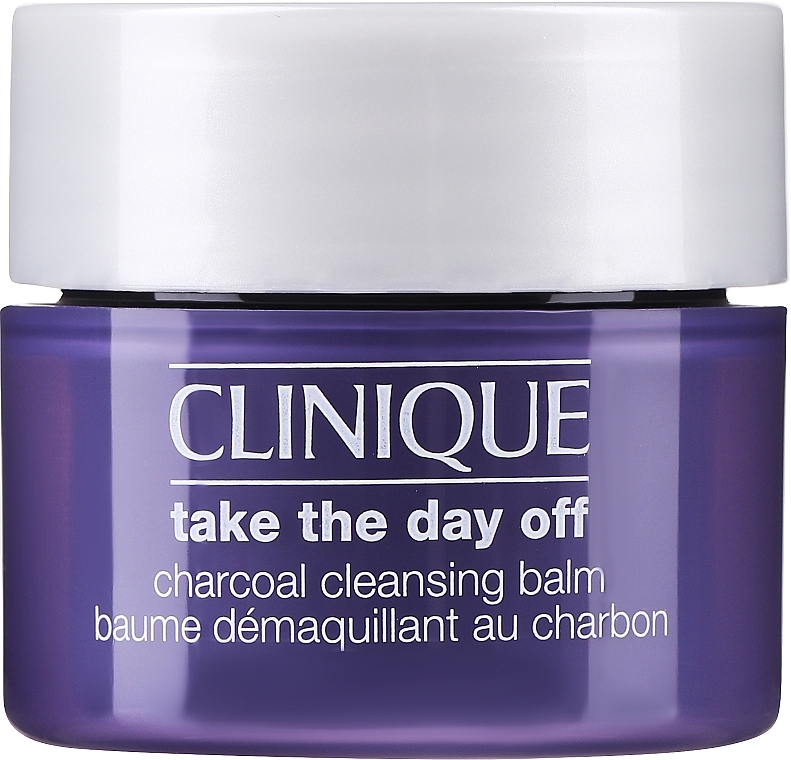 GESCHENK! Make-up-Entferner-Balsam mit Aktivkohle - Clinique Take The Day Off Charcoal Cleansing Balm (Mini)  — Bild N2