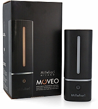Düfte, Parfümerie und Kosmetik Lufterfrischer schwarz - Millefiori Milano Moveo Portable Fragrance Diffuser Black