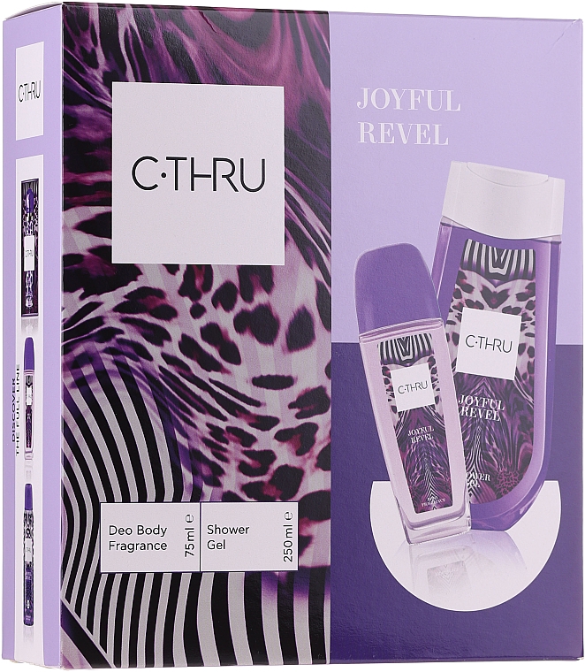 C-Thru Joyful Revel - Körperpflegeset (Parfümiertes Körperspray 75ml + Duschgel 250ml) — Bild N1