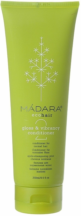 Pflegespülung mit Aloe und Diptam-Dost für normales Haar - Madara Cosmetics Gloss & Vibrance Conditioner — Bild N1