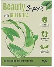 Echolux Beauty 3-Pack With Green Tea (Maske 3 St.)  - Set — Bild N1