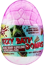 Badebombe Dino rosa mit Himbeerduft - Chlapu Chlap Dino Raspberry Cream Fizzy Bath Bombs — Bild N1