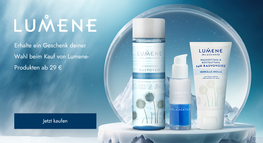 Erhalte ein Geschenk deiner Wahl beim Kauf von Lumene-Produkten ab 29 €