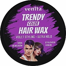Düfte, Parfümerie und Kosmetik Farbiges Haarwachs - Venita Trendy Color Hair Wax