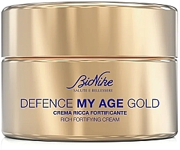 Stärkende Gesichtscreme - BioNike Defense My Age Gold Rich Fortifying Face Cream — Bild N1
