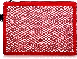 Düfte, Parfümerie und Kosmetik Reisetasche Red mesh 23x15 cm - MAKEUP
