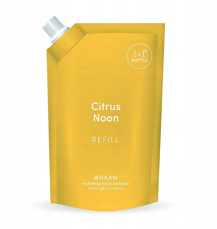 Reinigendes und feuchtigkeitsspendendes Handspray Erfrischende Zitrone - Haan Hand Sanitizer Citrus Noon (Refill) — Bild N1