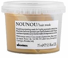 Pflegende regenerierende und schützende Maske mit Tomatenextrakt für brüchiges, trockenes und behandeltes Haar - Davines Nounou Nourishing Reparing Mask — Bild N2