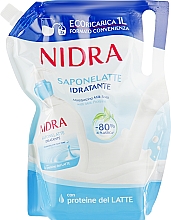 Feuchtigkeitsspendende Flüssigseife mit Milchproteinen - Nidra Liquid Soap With Milk Proteins (Doypack) — Bild N1