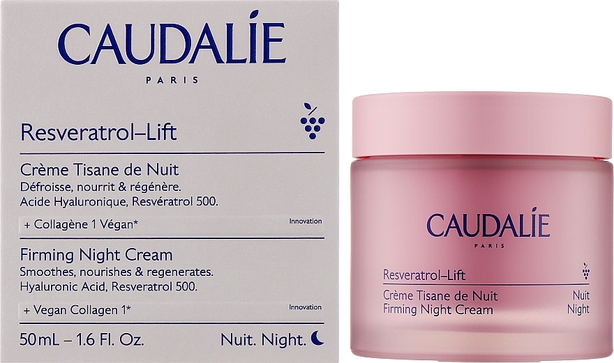 Nachtcreme für das Gesicht - Caudalie Resveratrol-Lift Firming Night Cream New — Bild N3