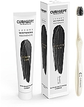 Set - Curaprox Curasept Whitening Luxury White (t/paste/75ml + toothbrush) — Bild N2