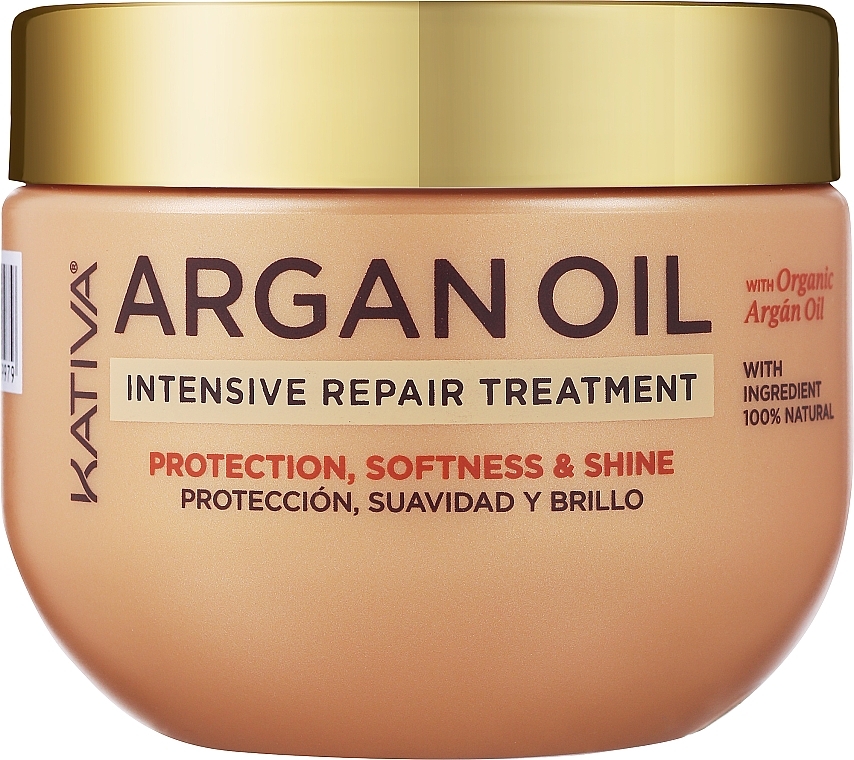 Intensiv regenerierende und feuchtigkeitsspendende Haarmaske mit Arganöl - Kativa Argan Oil Intensive Repair Treatment — Bild N1