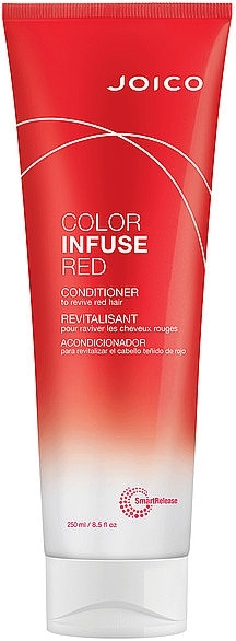 Revitalisierender und pflegender Tönungs-Conditioner für rot gefärbte Haare mit Peptidkomplex - Joico Color Infuse Red Conditioner — Bild N1