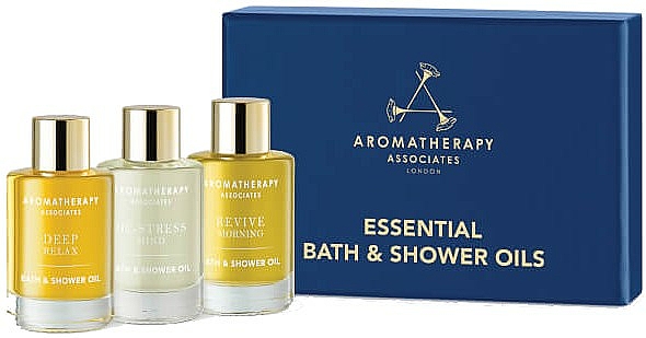 Badeset - Aromatherapy Associates Essentials Bath & Shower Oil (Bade- und Duschöl 3x9ml) — Bild N1