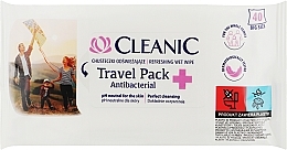 Düfte, Parfümerie und Kosmetik Antibakterielle Feuchttücher - Cleanic Antibacterial Travel Pack Refreshing Wet Wipes