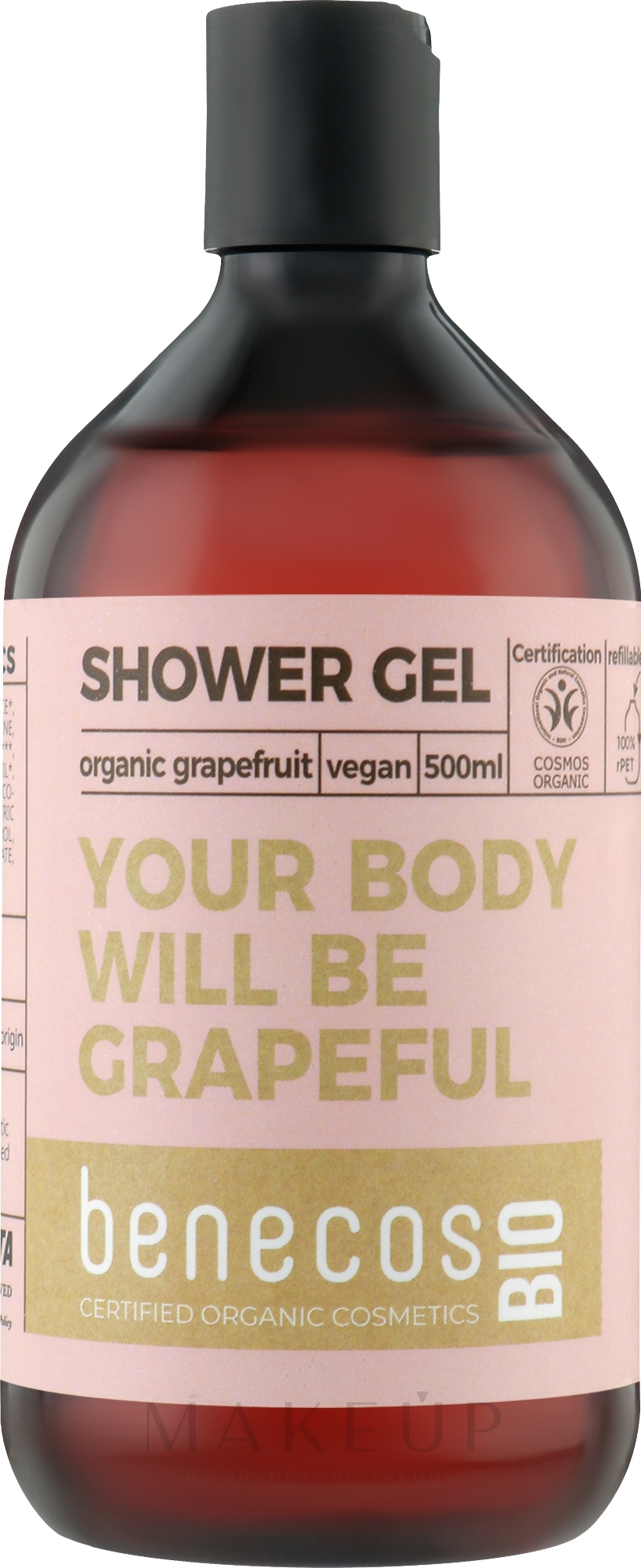 Duschgel - Benecos Shower Gel Organic Grapefruit — Bild 500 ml