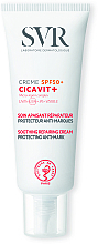 Beruhigende, regenerierende und schützende Wundpflegecreme für Körper und Gesicht SPF 50+ - SVR Cicavit+ Soothing Cream SPF 50 — Bild N1