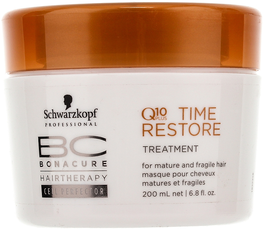 Intensive Q10 Haarkur für reifes Haar - Schwarzkopf Professional BC Bonacure Time Restore Q10 Plus Treatment  — Bild N1