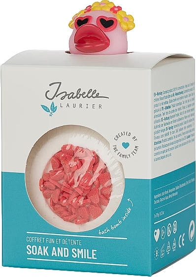 Badeset - Isabelle Laurier Soak And Smile (Badebombe 175g + Spielzeug)  — Bild N1