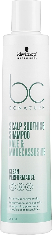 Beruhigendes Kopfhautshampoo für trockene und empfindliche Kopfhaut - Schwarzkopf Professional Bonacure Scalp Soothing Shampoo — Bild N1