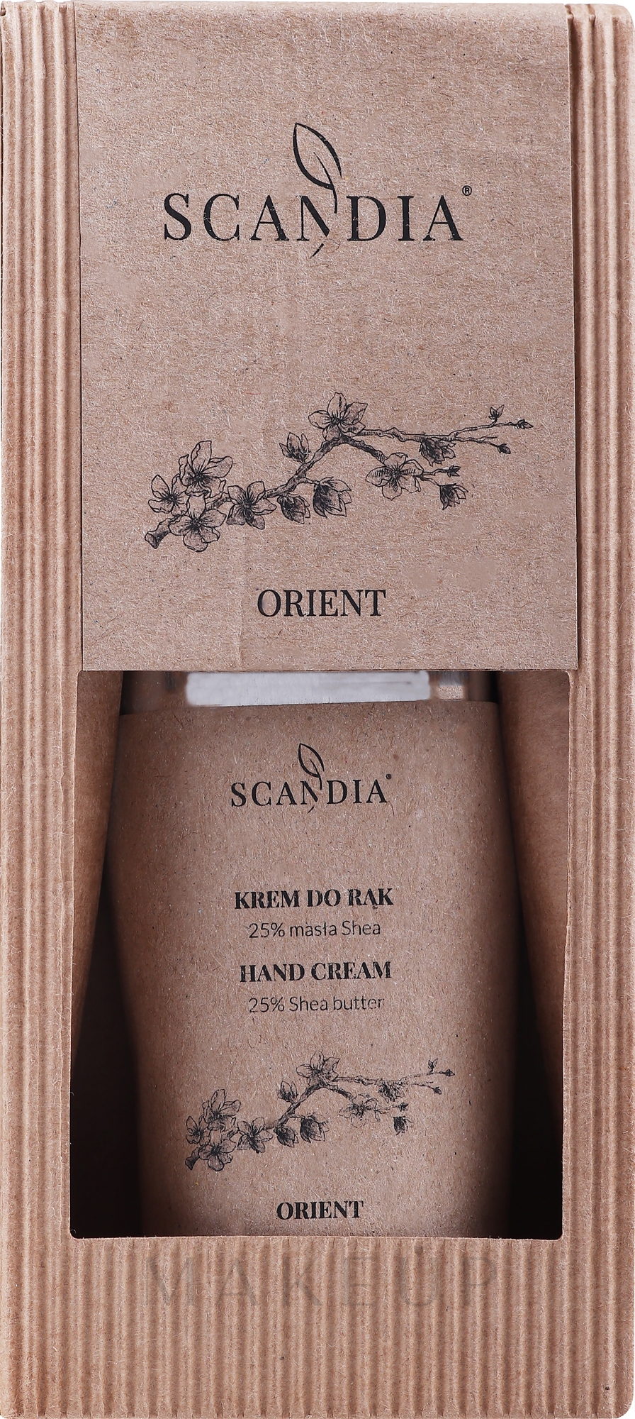Pfledende Handcreme - Scandia Cosmetics Hand Cream 25% Shea Orient — Bild 70 ml