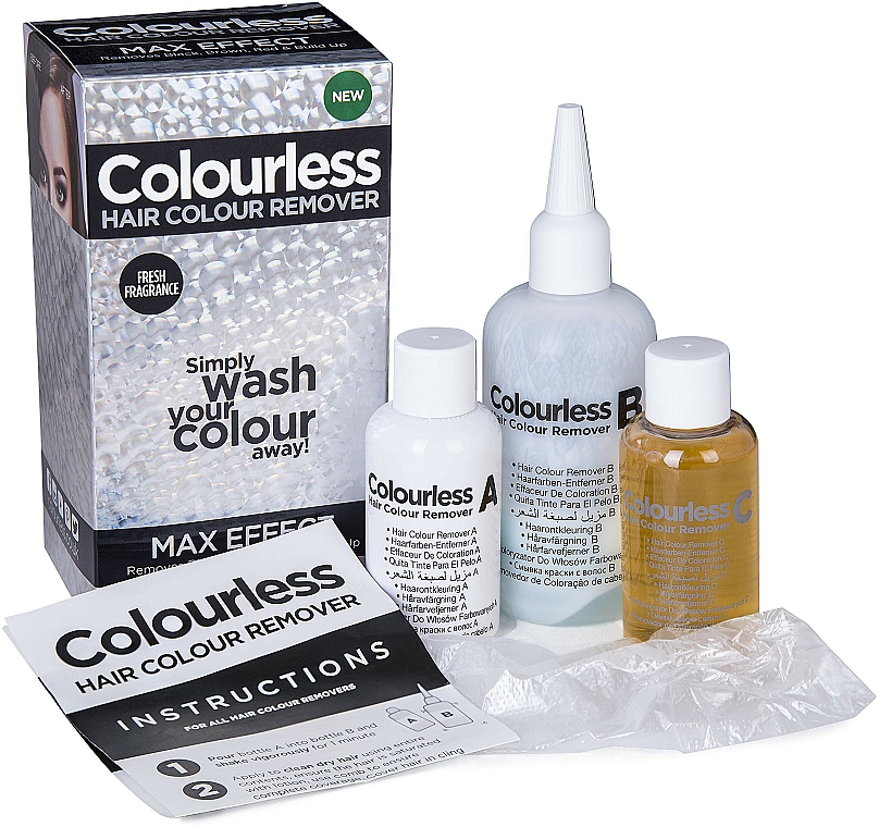 Haarpflegeset - Colourless Max Effect Hair Colour Remover — Bild N2