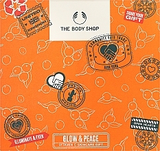 Gesichtspflegeset - The Body Shop Glow & Peace Vitamin C Skincare Gift Christmas Gift Set  — Bild N1
