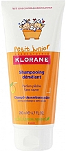 Düfte, Parfümerie und Kosmetik Entwirrendes Kindershampoo mit Pfirsichduft - Klorane Petit Junior Detangling Shampoo Peach