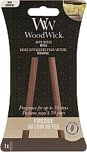 Düfte, Parfümerie und Kosmetik Auto-Lufterfrischer (Refill) - Woodwick Fireside Auto Reeds Refill
