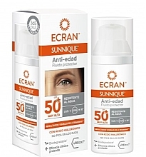 Sonnenschutz-Gesichtsschaum - Ecran Sunnique Anti-aging Facial Spf50+ — Bild N1
