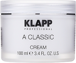 Düfte, Parfümerie und Kosmetik Pflegende Gesichtscreme für reife Haut mit Vitamin A - Klapp A Classic Cream