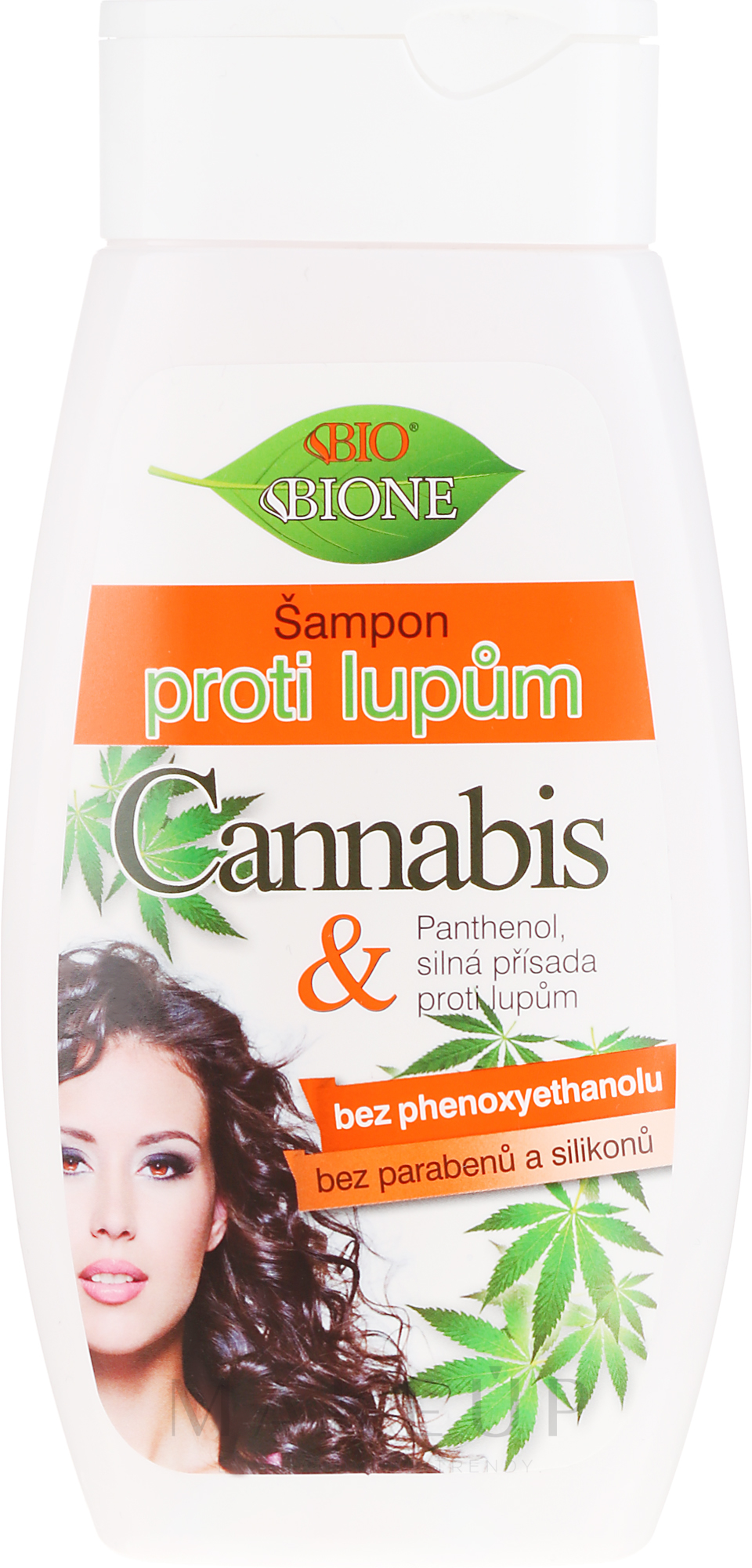 Anti-Schuppen Shampoo mit Hanföl - Bione Cosmetics Cannabis Anti-dandruff Shampoo For Women — Foto 260 ml