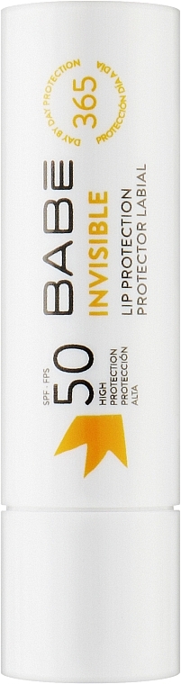 Ultra-schützender Lippenbalsam-Stift - Babe Laboratorios Sun Protection Invisible Lip Protection — Bild N1