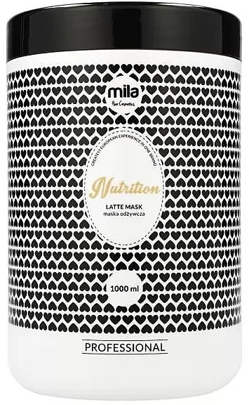 Maske für gefärbtes und aufgehelltes Haar - Mila Professional Nutrition Latte Mask — Bild N1