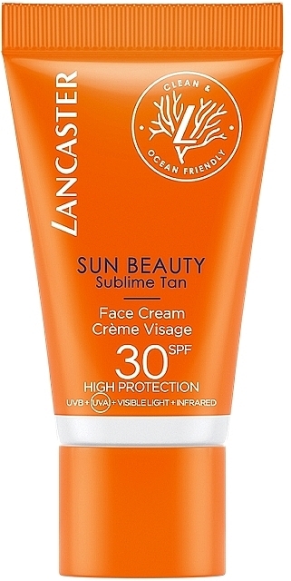 Sonnenschutzcreme für das Gesicht - Lancaster Sun Beauty SPF30 (Probe)  — Bild N1