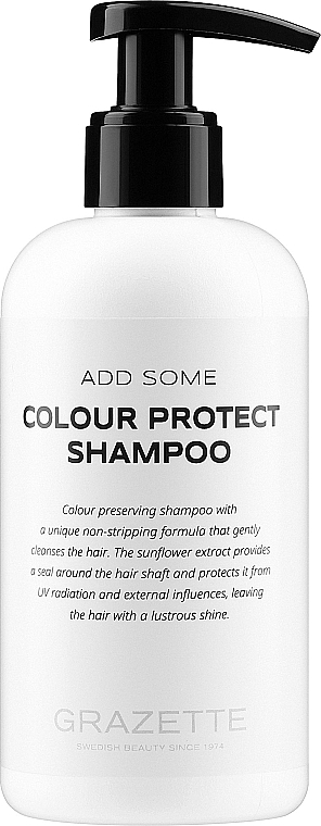 Schutzendes Haarshampoo - Grazette Add Some Colour Protect Shampoo — Bild N1