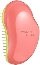 Haarbürste - Tangle Teezer The Original Salmon Pink Hyper Yellow  — Bild N1