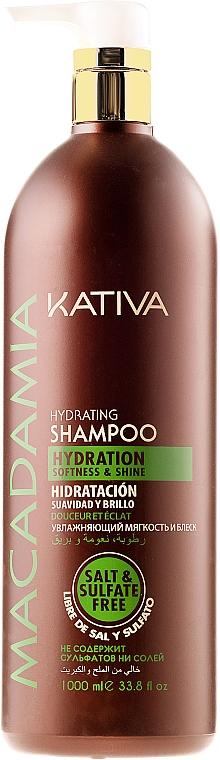 Feuchtigkeitsspendendes Shampoo für normales und strapaziertes Haar - Kativa Macadamia Hydrating Shampoo — Bild N5