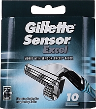 Düfte, Parfümerie und Kosmetik Ersatzklingen 10 St. - Gillette Sensor Excel