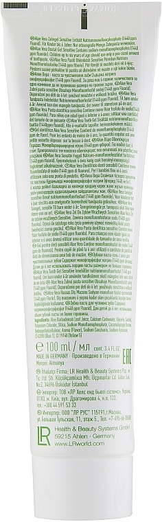 Zahnpasta-Gel für empfindliche Zähne - LR Health & Beauty Aloe Vera Sensitive Tooth Gel — Bild N1