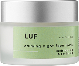Düfte, Parfümerie und Kosmetik Beruhigende Nachtmaske für das Gesicht mit Ceramiden und Präbiotika - Luff Calming Night Face Mask
