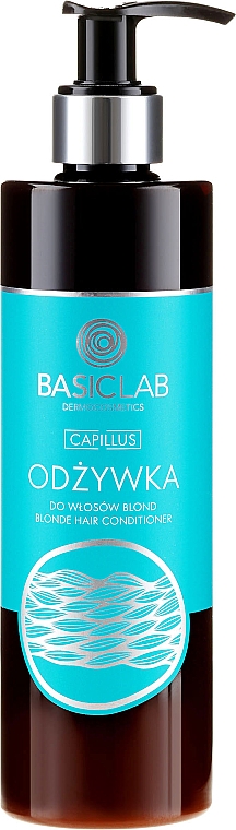 Haarspülung für blondes Haar - BasicLab Dermocosmetics Capillus Blonde Hair Conditioner — Bild N2