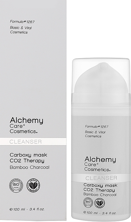 Reinigungsmaske mit Bambuskohleschaum - Alchemy Cleansing Carboxy Mask Co2 Therapy — Bild N2