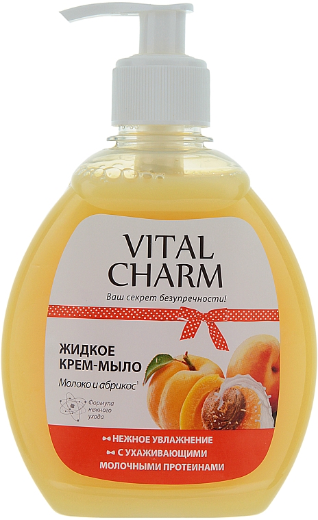 Flüssige Creme-Seife Milch und Aprikose - Vital Charm Milk and Apricot — Bild N1