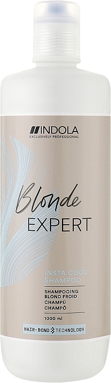 Shampoo für kühle Blondtöne - Indola Blonde Expert Insta Cool Shampoo — Bild N6