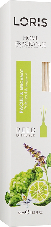 Raumerfrischer Patchouli und Bergamotte - Loris Parfum Patchouli & Bergamot Reed Diffuser — Bild N8
