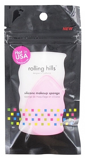 Silikon-Make-up-Schwamm rosa - Rolling Hills Silicone Makeup Sponge Pink — Bild N1