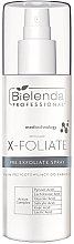 Renigendes Vorbereitungsspray für das Gesicht zur Säure-Peeling-Behandlungen mit Brenztrauben-, Lactobion-, Glykol-, Salicyl- und Milchsäure - Bielenda Professional X-Foliate Pre Exfoliate Spray — Bild N1