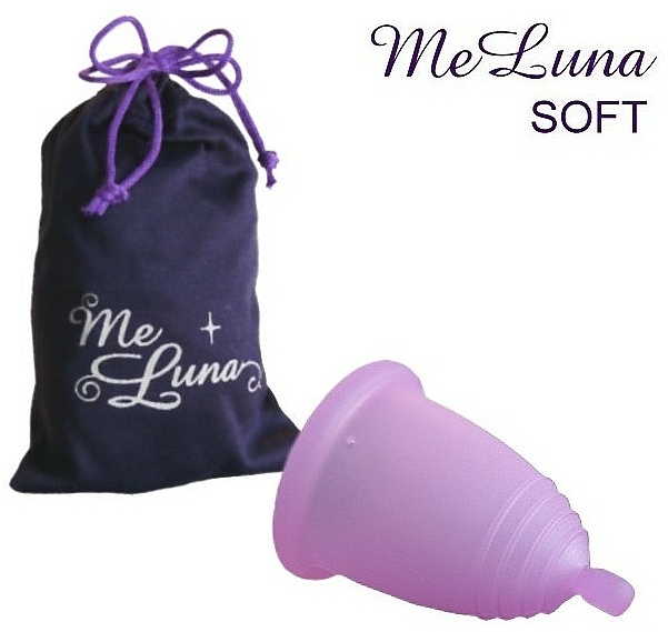 Menstruationstasse Größe M rosa - MeLuna Soft Menstrual Cup Ball — Bild N1