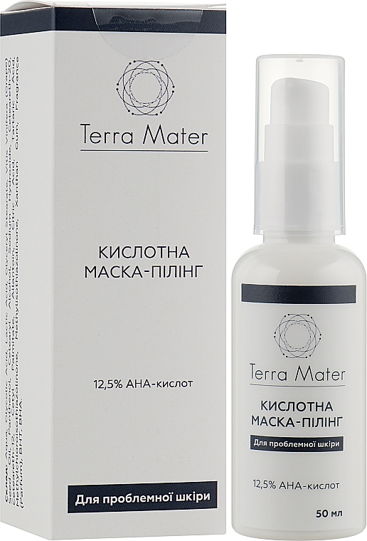 Peelingmaske für das Gesicht mit AHA-Säuren - Terra Mater Acid Face Peeling Mask — Bild N2